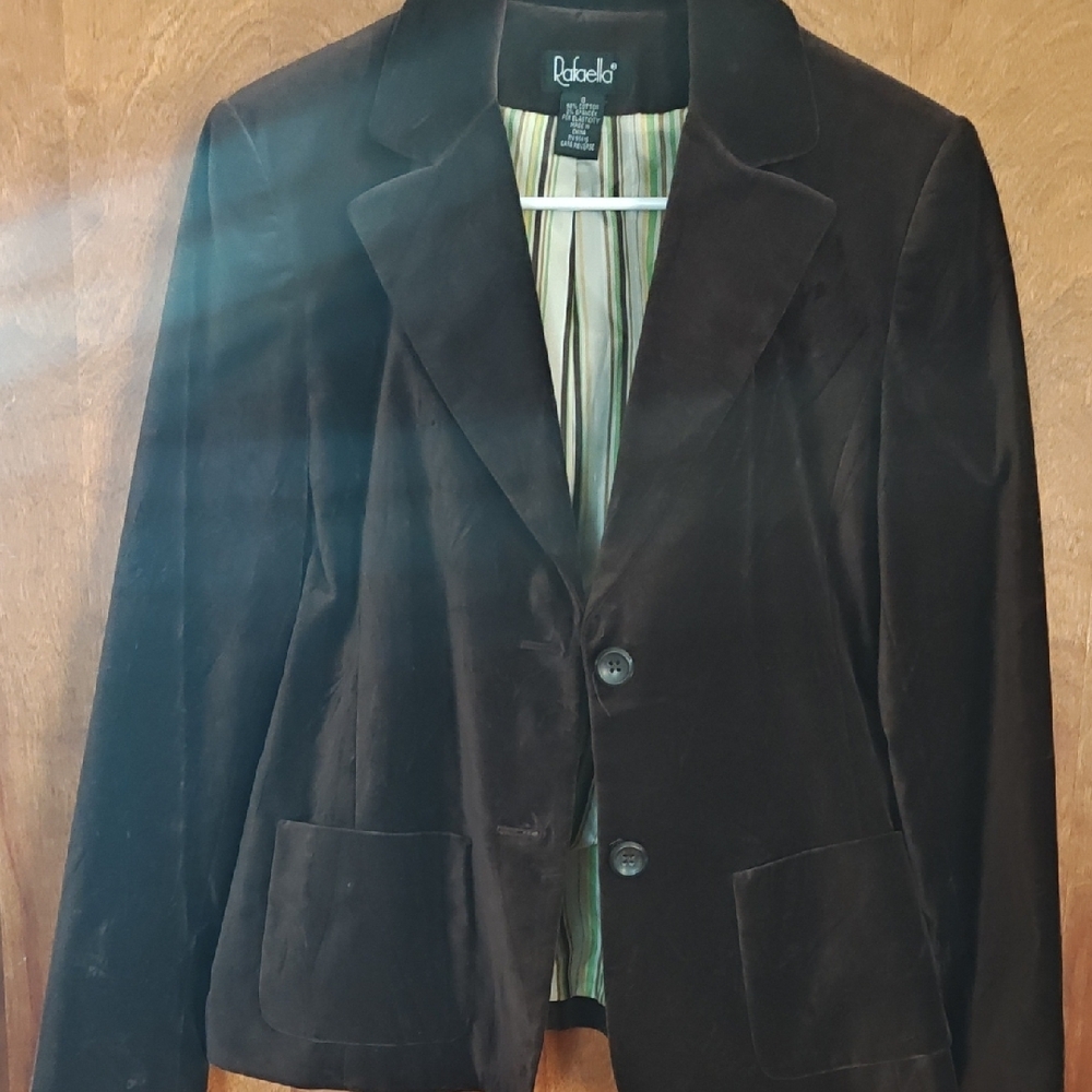 Rafaella Dark Brown Women's Blazer - Picture 3 of 5